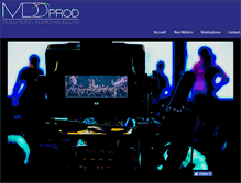 Tablet Screenshot of mddprod.com